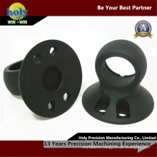 Electrical Custom CNC Aluminum Part by Black Anodized Finish